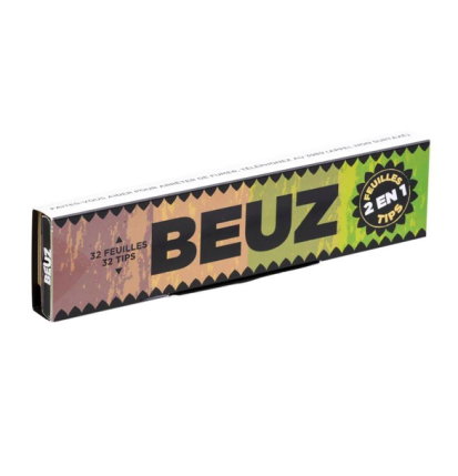 FEUILLE À ROULER "BEUZ" - SLIM MARRON + FILTRES