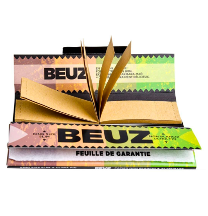 FEUILLE À ROULER "BEUZ" - SLIM MARRON + FILTRES