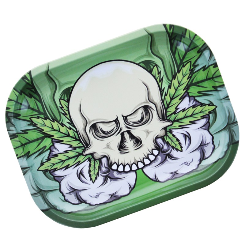 PLATEAU SKULL LEAF (Petit Modèle)