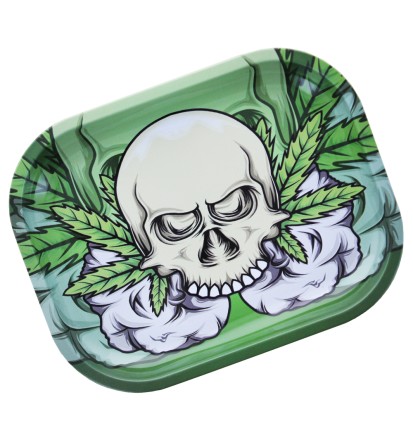 PLATEAU SKULL LEAF (Petit Modèle)