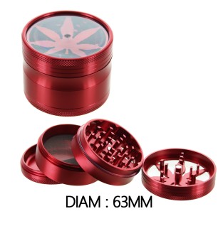 GRINDER FEUILLE - ROUGE