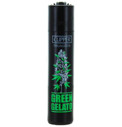 BRIQUET CLIPPER - GREEN GELATO BLACK